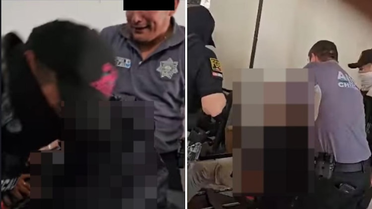 Elementos ministeriales son captados durante presuntos actos de tortura.