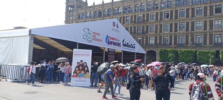 El Zocalito de las Infancias recibirá a niñas, niños y sus familias del 24 al 30 de abril.