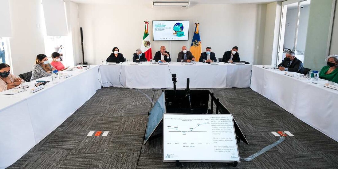 El estudio arrojó mayor confianza y seguridad en el crecimiento económico de la entidad, aumentando 4.88 puntos con respecto al semestre anterior.