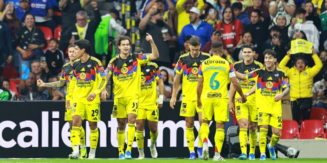 Pato Salas fue el autor del primer tanto tras la reapertura del Estadio Azteca.