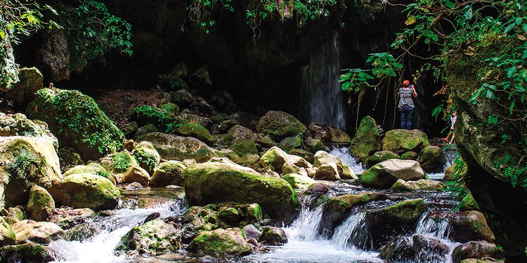 Los tonos turquesa que se aprecian en Río Escanela, son espectaculares.