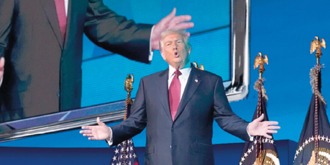 Donald Trump, presidente de EU, en Miami, el 5 de noviembre.