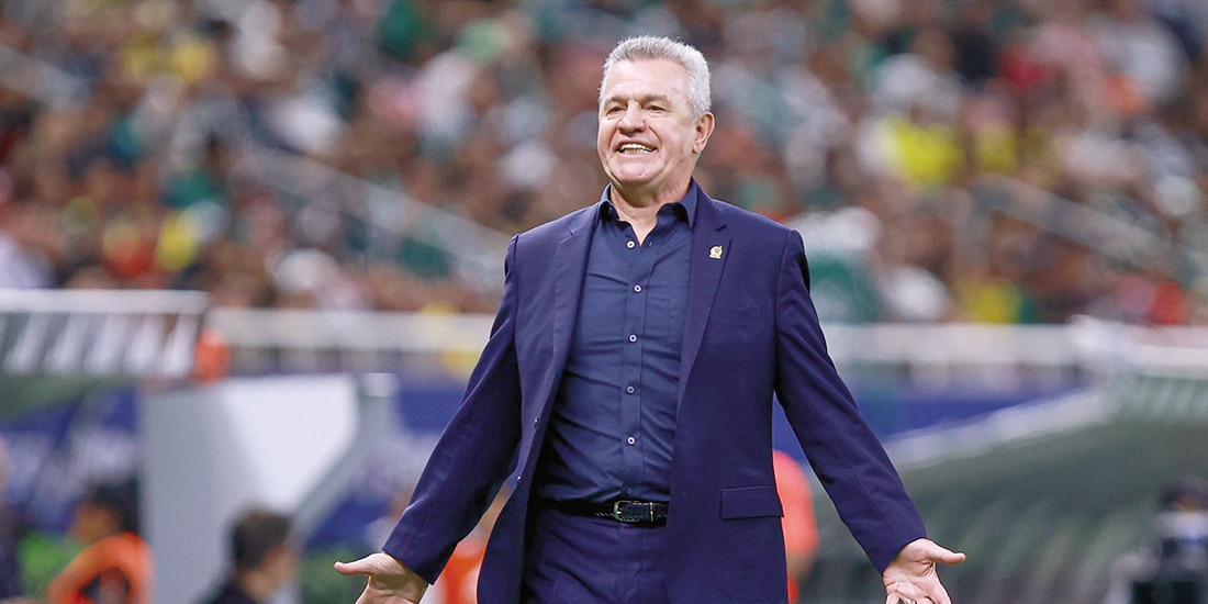 Javier Aguirre en el partido en Guadalajara, en octubre, de la Fecha FIFA.