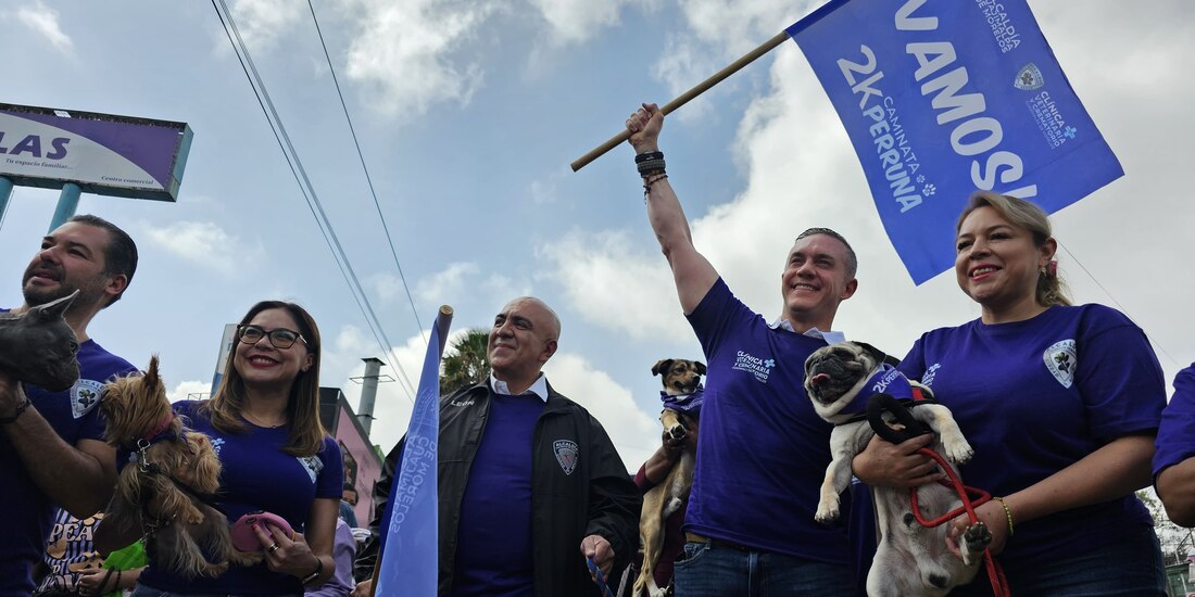 Celebran en Cuajimalpa 'Día Mundial del Perro' con inauguración de Clínica Veterinaria y Crematorio.