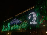 Encienden luminaria por fiestas patrias en el Zócalo de la CDMX (FOTOS)