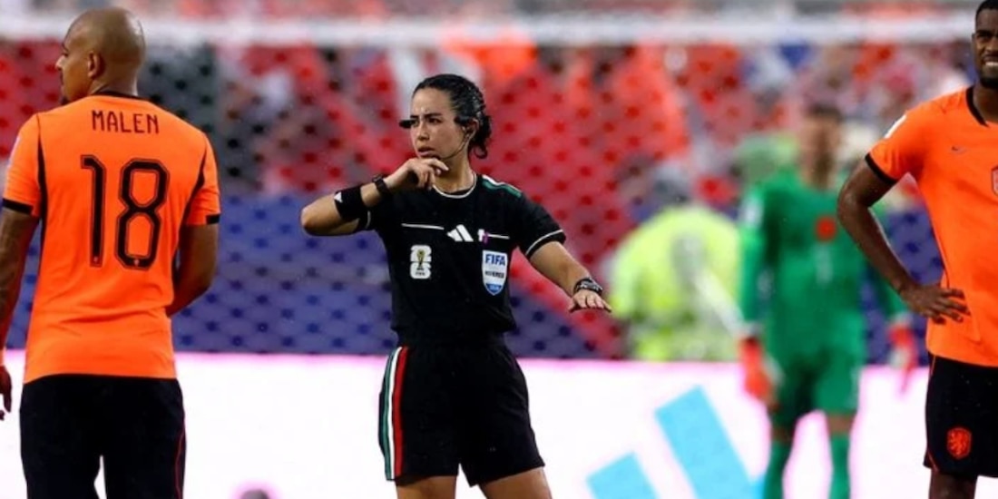 Los colores verde, blanco y rojo acompañaron a Katia Itzel en uno de los momentos más importantes de su carrera.