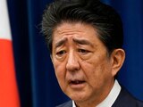 El primer ministro japonés, Shinzo Abe, habla durante una conferencia de prensa en la residencia oficial del primer ministro en Tokio el viernes 28 de agosto de 2020.