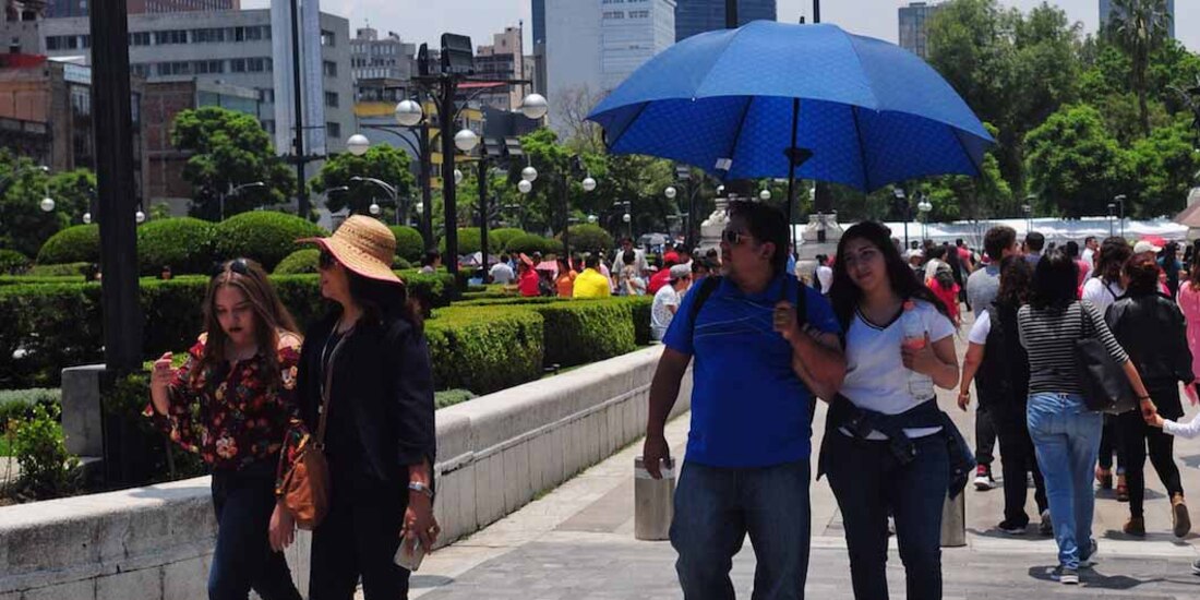 Protección Civil estima hasta 24 grados Celsius para este domingo en la Ciudad de México.
