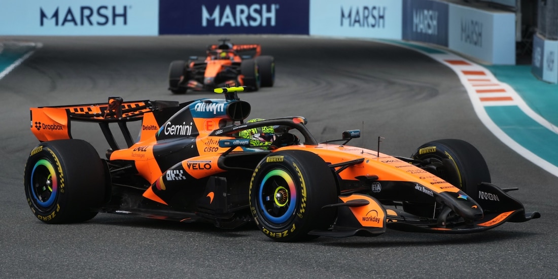 Lando Norris gana el Sprint del Gran Premio de Miami de F1
