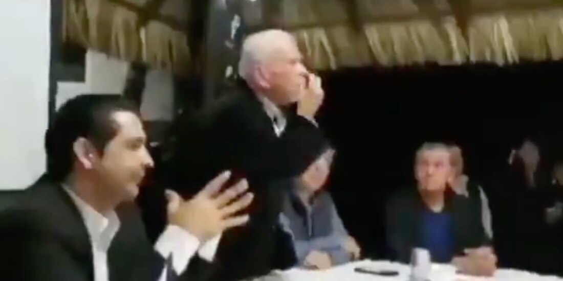 Captura del video referido.