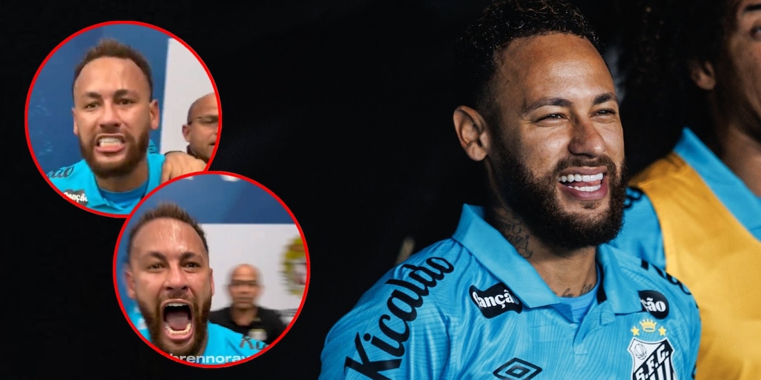 Neymar provoca a rivales en Copa de Brasil