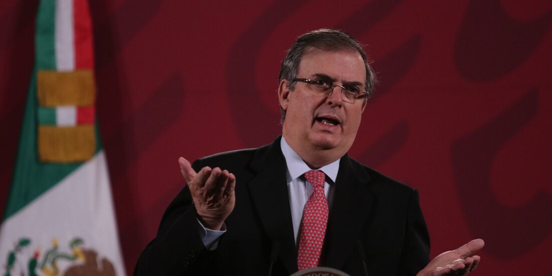 El secretario de Relaciones Exteriores, Marcelo Ebrard.