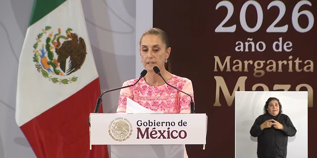 Claudia Sheinbaum, presidenta de México, durante el evento 'Honestidad y resultados en Yucatán'.