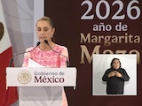 Claudia Sheinbaum, presidenta de México, durante el evento 'Honestidad y resultados en Yucatán'.