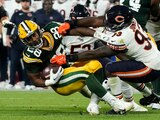 Una acción del Green Bay Packers vs Chicago Bears, Semana 2 de la NFL