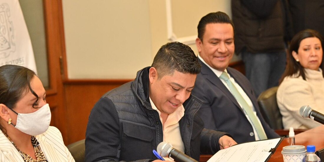 Ricardo Gallardo, gobernador constitucional de San Luis Potosí.