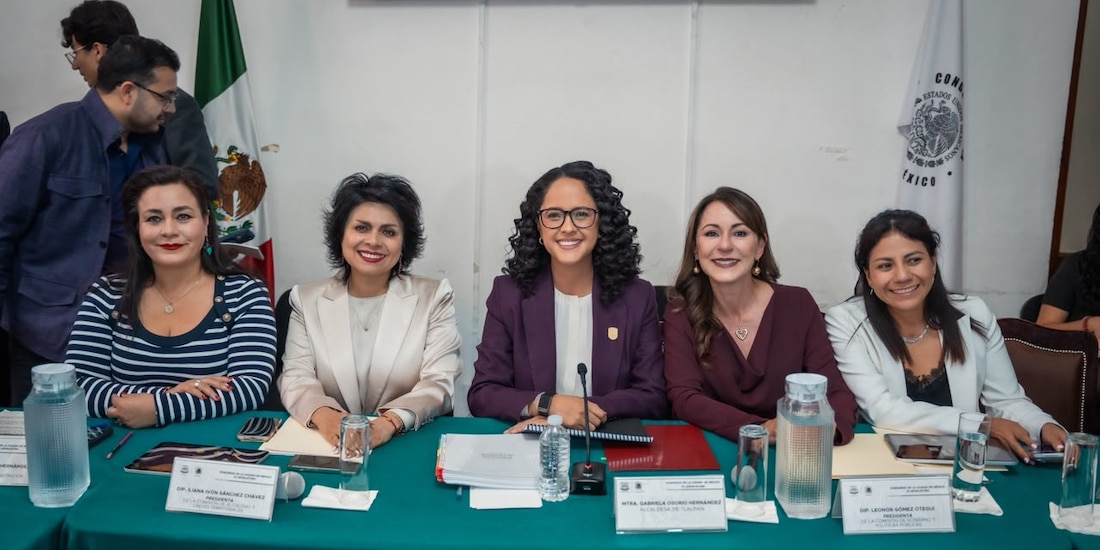 Gaby Osorio presenta avances de Tlalpan ante el Congreso de CDMX.