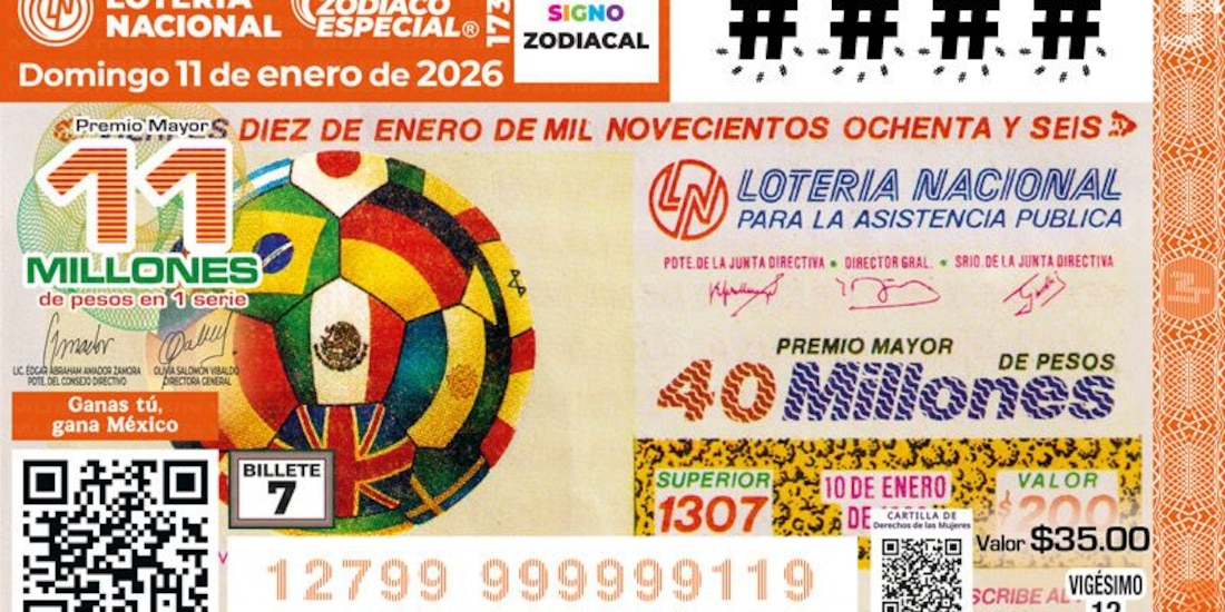 Lotería Nacional.