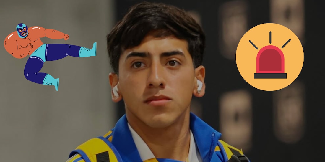 Diego 'Chicha' Sánchez fue víctima de una agresión por parte de un luchador.