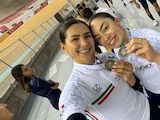 Yareli Acevedo y Yarely Salazar lograron el primer lugar en la prueba de madison femenil en el Campeonato Nacional de Pista.