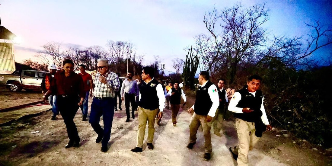 Autoridades federales y estatales coordinan el despliegue de 36 especialistas de Defensa en la zona de desastre.