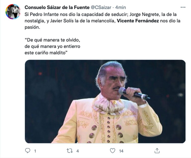 Despiden a Vicente Fernández.