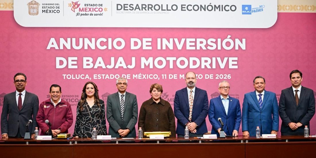 Anuncia Delfina Gómez inversión de 145 mdd por parte de Bajaj en Edomex.