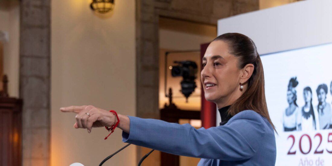 La Presidenta, Claudia Sheinbaum, en su conferencia del 22 de septiembre 2025