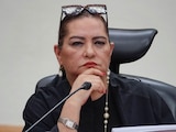 La exconsejera presidenta del INE, Guadalupe Taddei Zavala, el 18 de agosto de 2026.