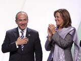 Felipe Calderón y Margarita Zavala.