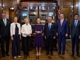 Encuentro en Palacio Nacional.