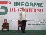 López Obrador este viernes en Campenche.