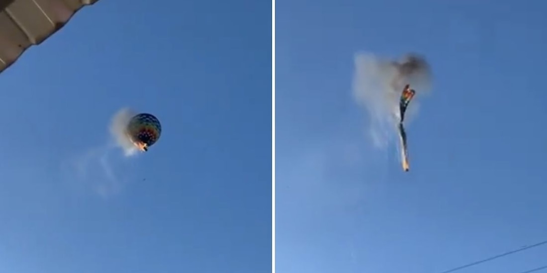 Un globo aerostático se accidenta en Brasil y deja ocho muertos.