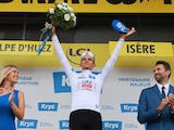 Isaac del Toro llega como el tercer lugar a la última etapa del Tour de Francia 2026.