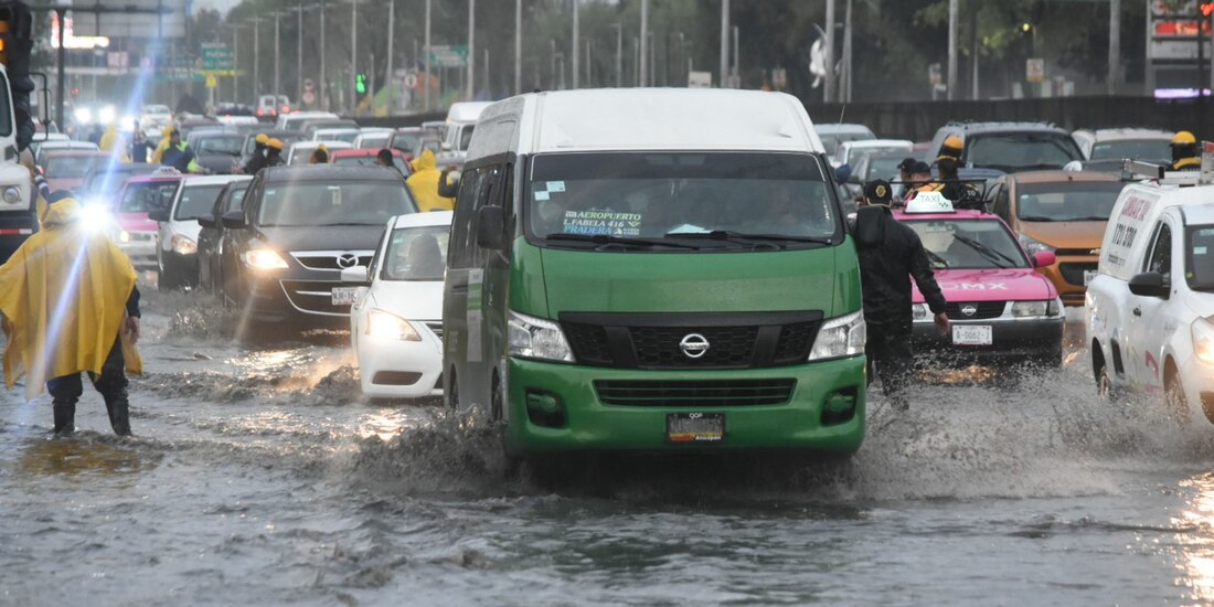 Las fuertes lluvias causaron encharcamientos en varios puntos de la CDMX, el pasado 5 de julio