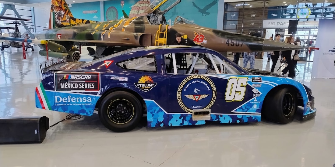 NASCAR México Series organizó en conjunto con la Feria Aeroespacial Mexicana el Espectáculo Aéreo Tulum 2026
