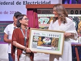 Las directoras de la CFE y de la Lotería Nacional.