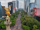 Lleno total en Paseo de la Reforma y el Monumento a la Revolución, el 5 de julio de 2026.
