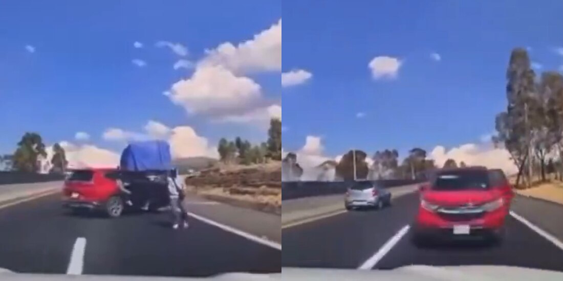 El ATERRADOR momento quedó grabado el video