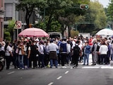 Manifestación en días recientes en la Ciudad de México.