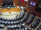 Sesión en la Cámara de Senadores, el 3 de marzo de 2026.