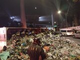 Tráiler vuelca en la Miguel Hidalgo; transportaba 40 toneladas de basura.