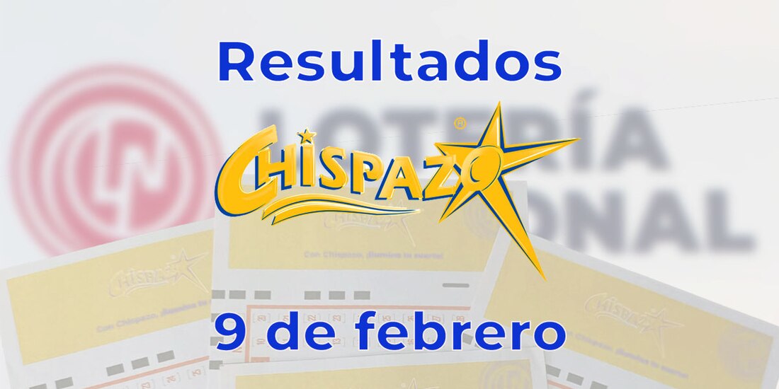 Resultados del Chispazo de hoy 9 de febrero del 2025.