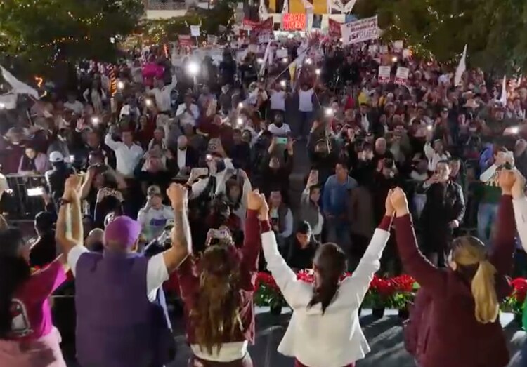 ''Jalisco pide el cambio y el país quiere que continúe la Cuarta Transformación'': Claudia Sheinbaum