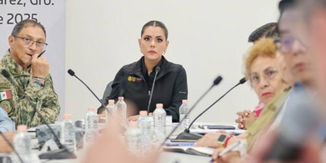 Evelyn Salgado emite alerta ante riesgos por lluvias fuertes y posible impacto de ciclón en Guerrero.