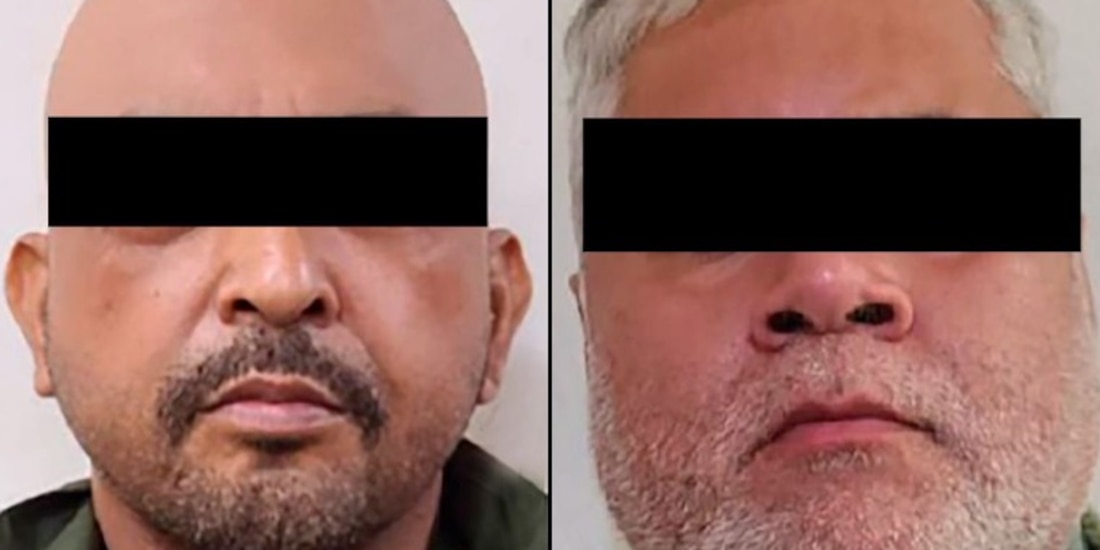 Los detenidos por las autoridades federales.