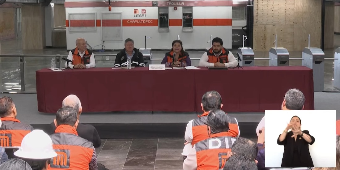 Clara Brugada ofreció conferencia de prensa.