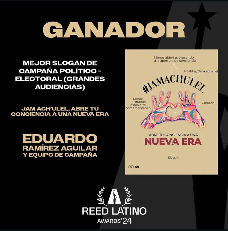 “Jamach' ulel”, un slogan que invita a abrir la conciencia y el corazón, refleja el enfoque inclusivo y culturalmente rico de la campaña de Eduardo Ramírez.