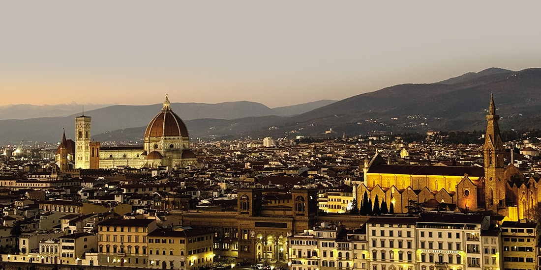 VISTA PANORÁMICA de Florencia desde Piazzale Michelangelo.