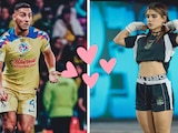 Sebastián Cáceres, jugador del América, es visto con la streamer mexicana Alana Flores